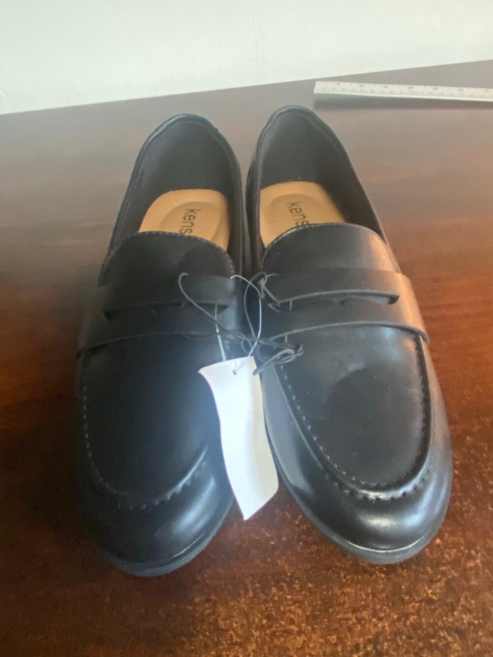NWT Women's Kensie Black Penny Loafer 8.5 Preppy Minimalist